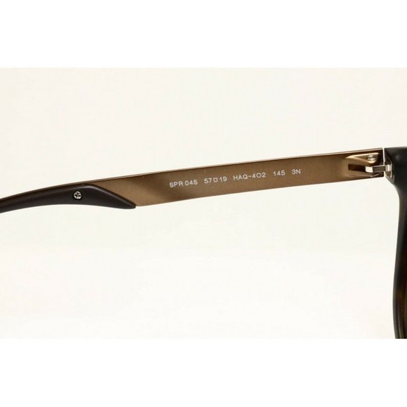 Prada SPR 04S HAQ-402 Square Tortoise Sunglasses